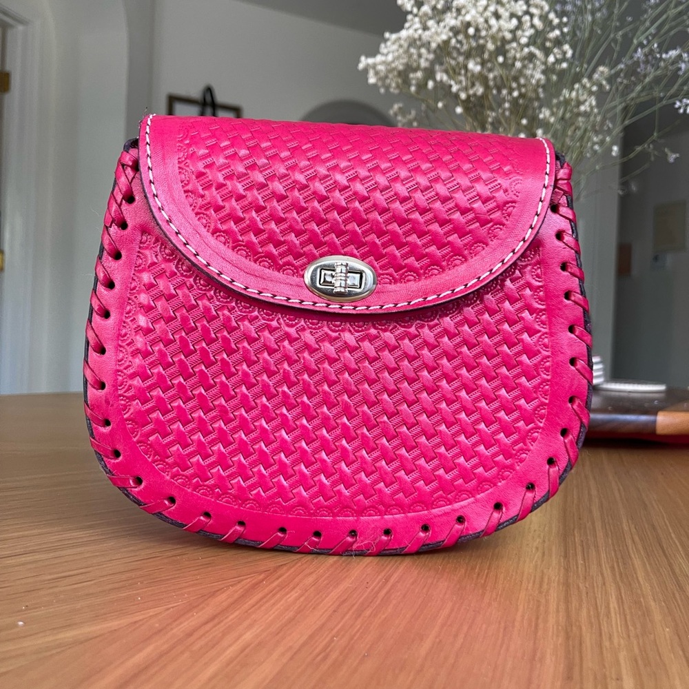 Bolsa Petalillo de piel vaquera